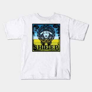 Retro sheep Kids T-Shirt